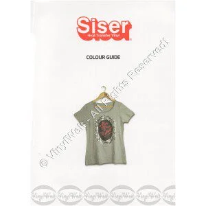 Farbkarte SISER - Heat Transfer Vinyl